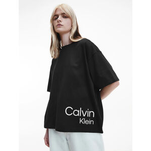 Calvin Klein dámské černé tričko  - M (BEH)